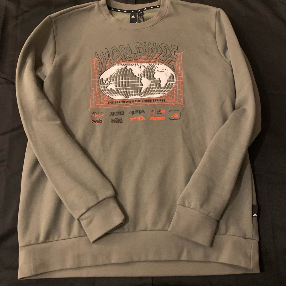 Mens XL Adidas WorldWide Sweatshirt (New)
